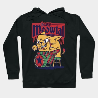 Heavy Metal Cat Hoodie